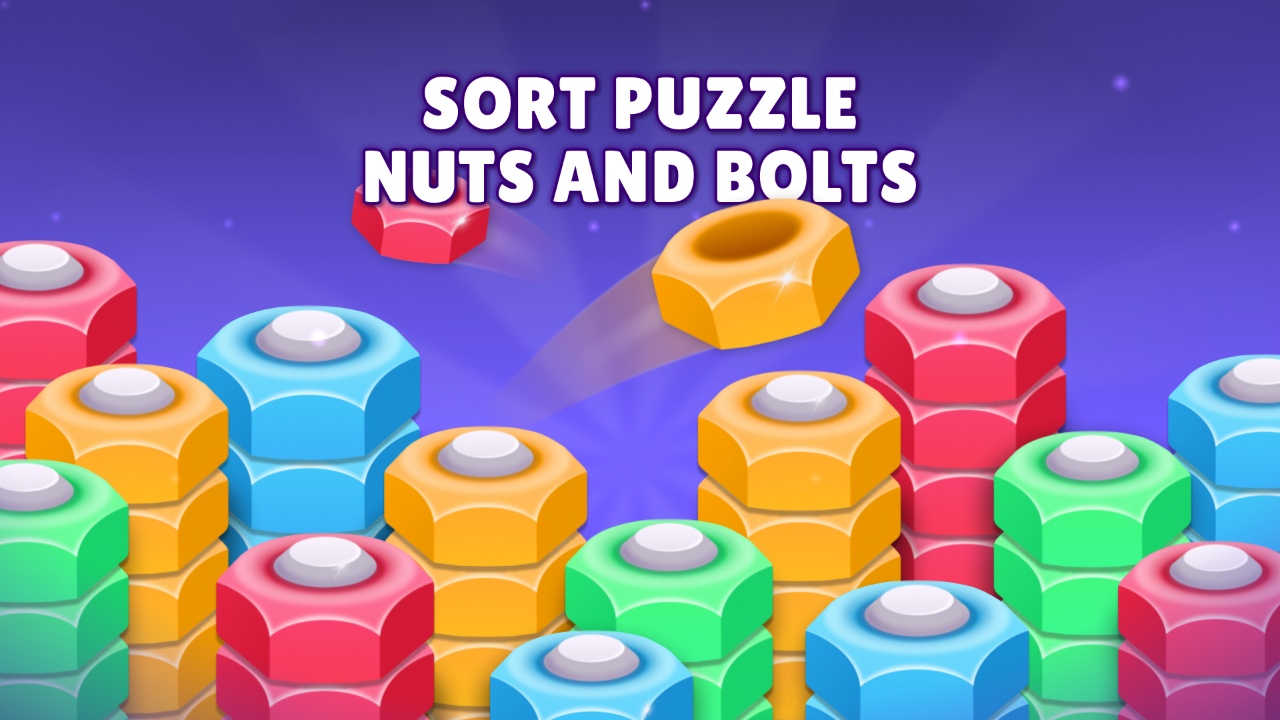 Image Sort Puzzle - Nuts and Bolts